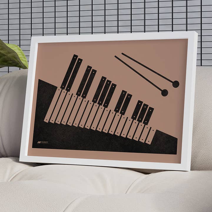 Xylophone Music Art Print for wholesale by Gliss Prints