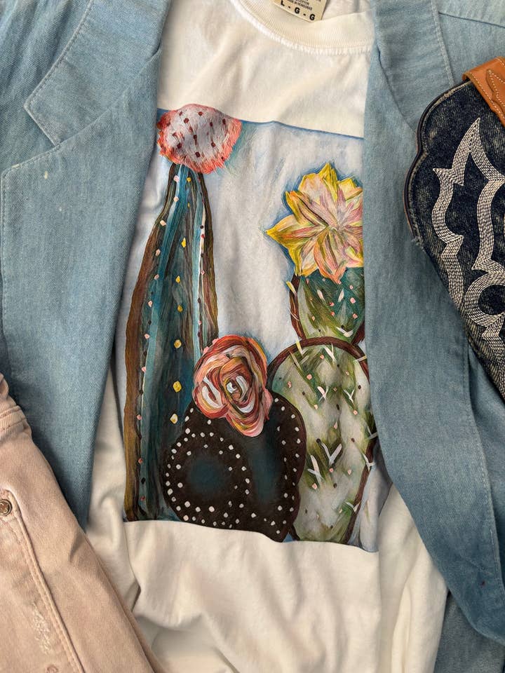 Tees - Lily Bob Cactus for wholesale by DOLLY ESTELLE