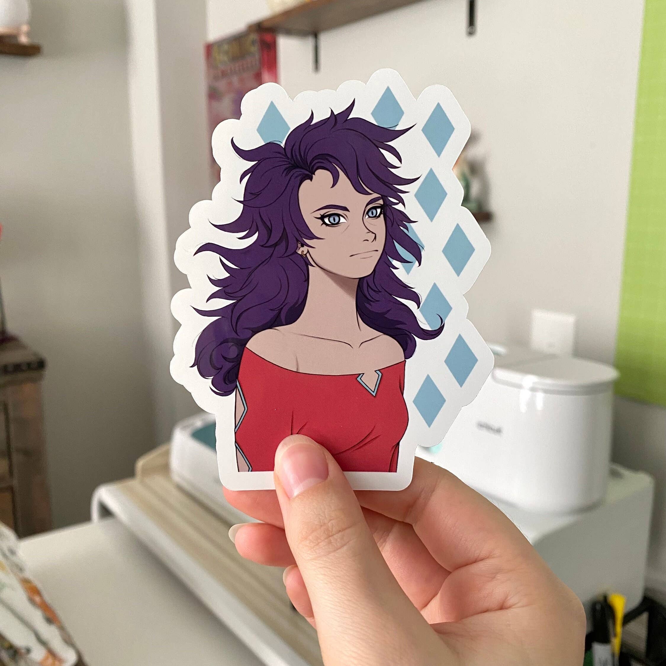 LilacGhostie Creations - Wholesale Sticker - Feminine Characters Illustration Sticker Pack3