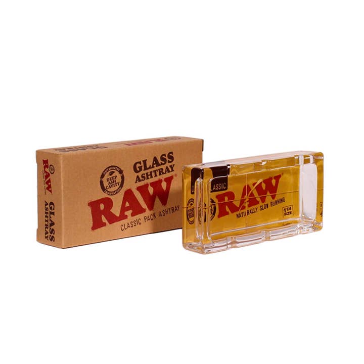 Cenicero de Cristal RAW Classic Pack para venta al por mayor de Up N Smoke