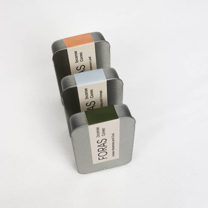 Foras Fragrance & Skincare – wholesale Incense – Incense Cones - Sage, Bay and Cinnamon Leaf2