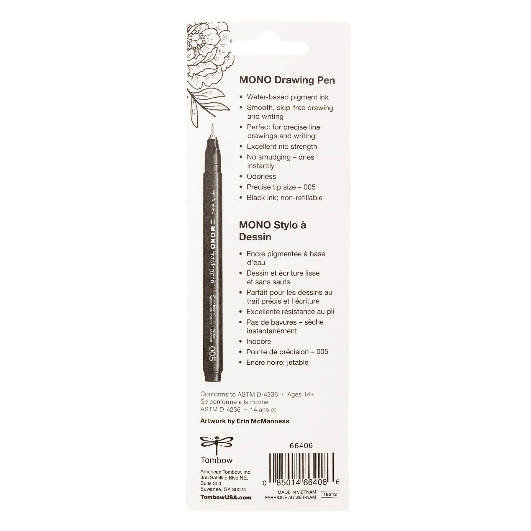 Tombow - Wholesale Pen - MONO Drawing Pen, 005, 2-Pack8