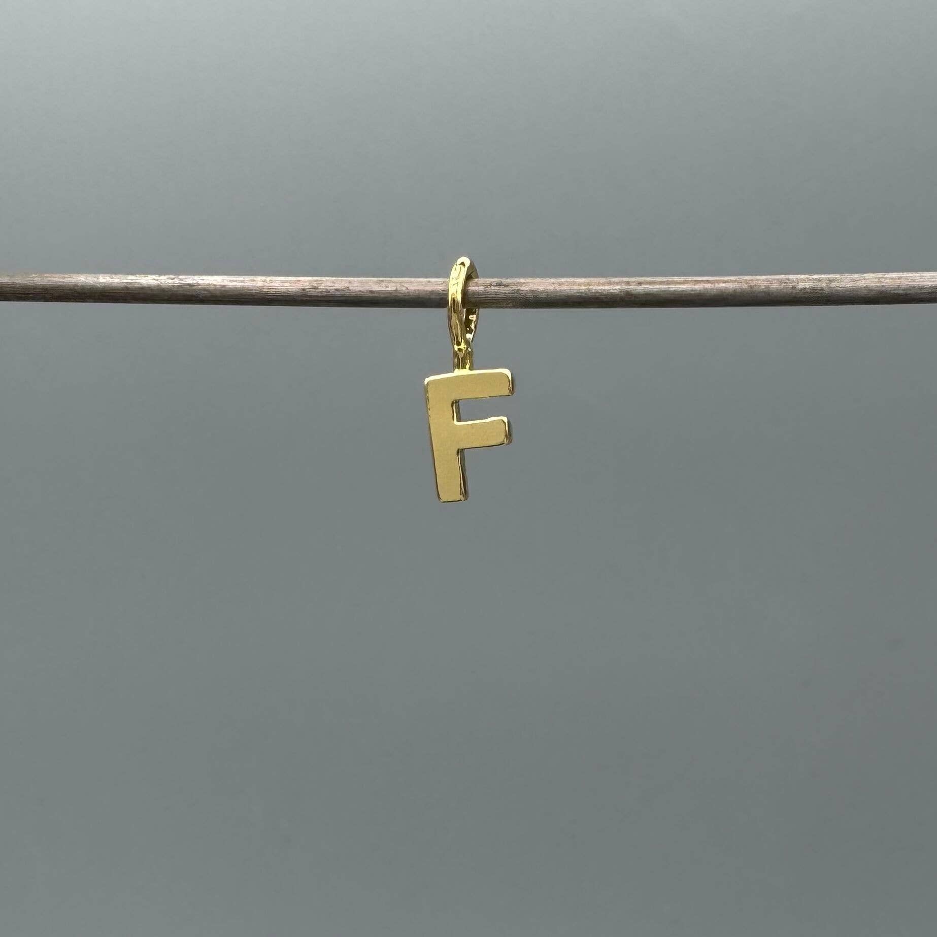 Something Silver - Wholesale Individual Charm/Pendant - Perfect Little Block Letter Initial Charm5