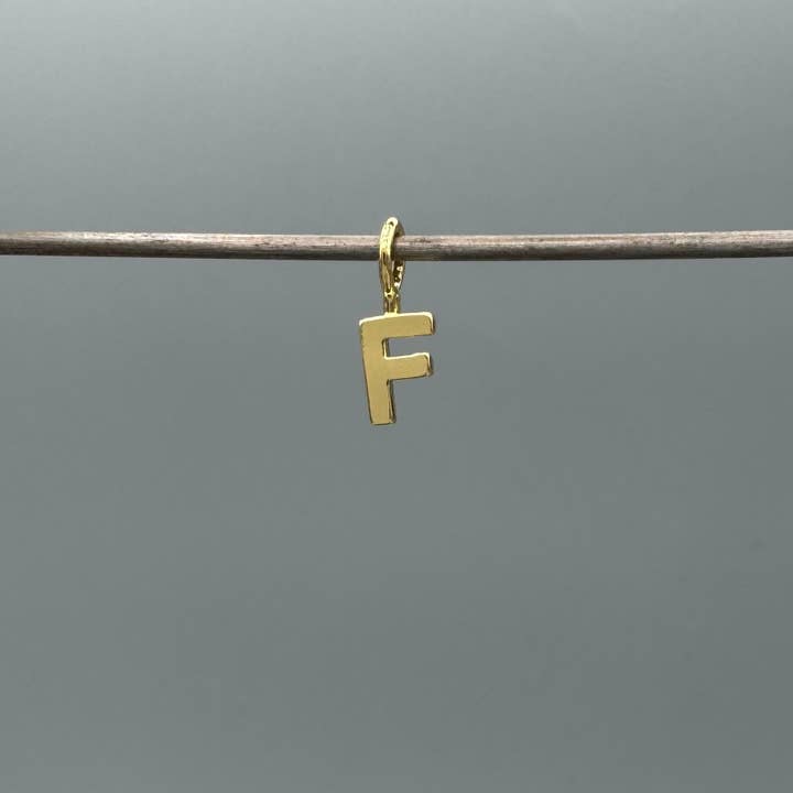 Something Silver - Wholesale Individual Charm/Pendant - Perfect Little Block Letter Initial Charm5