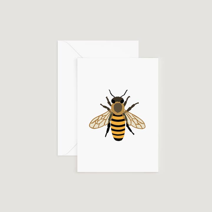 Greeting Card, Honey Bee for wholesale by Doster Paper Co.