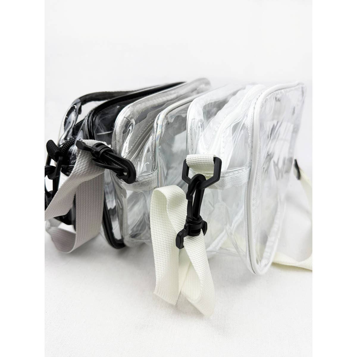 MIX COLOR Stadium Approved Clear See Through Crossbody Bag for wholesale on Faire2