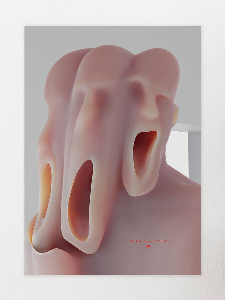 Lesenfantsnevontpasbien | Impression artistique A2 pour la vente par Vandrangl