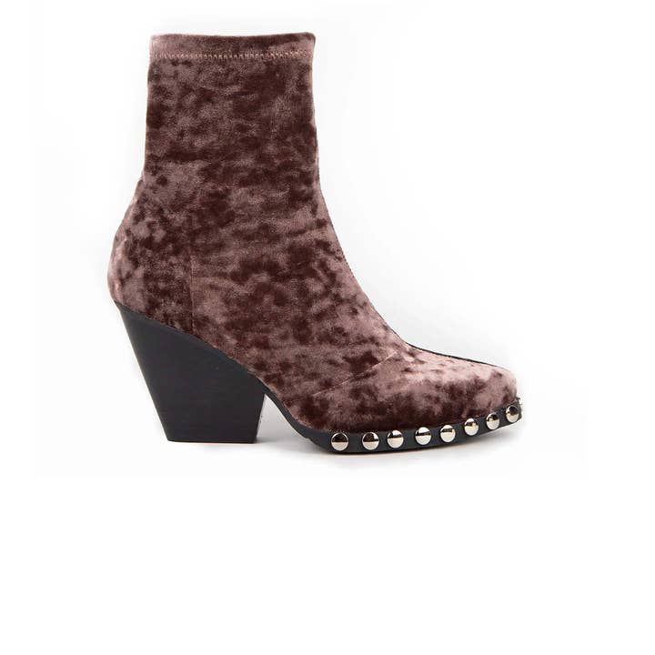 Noa Harmon mujer botines tacon Minna taupe for wholesale by KAPLES SHOES