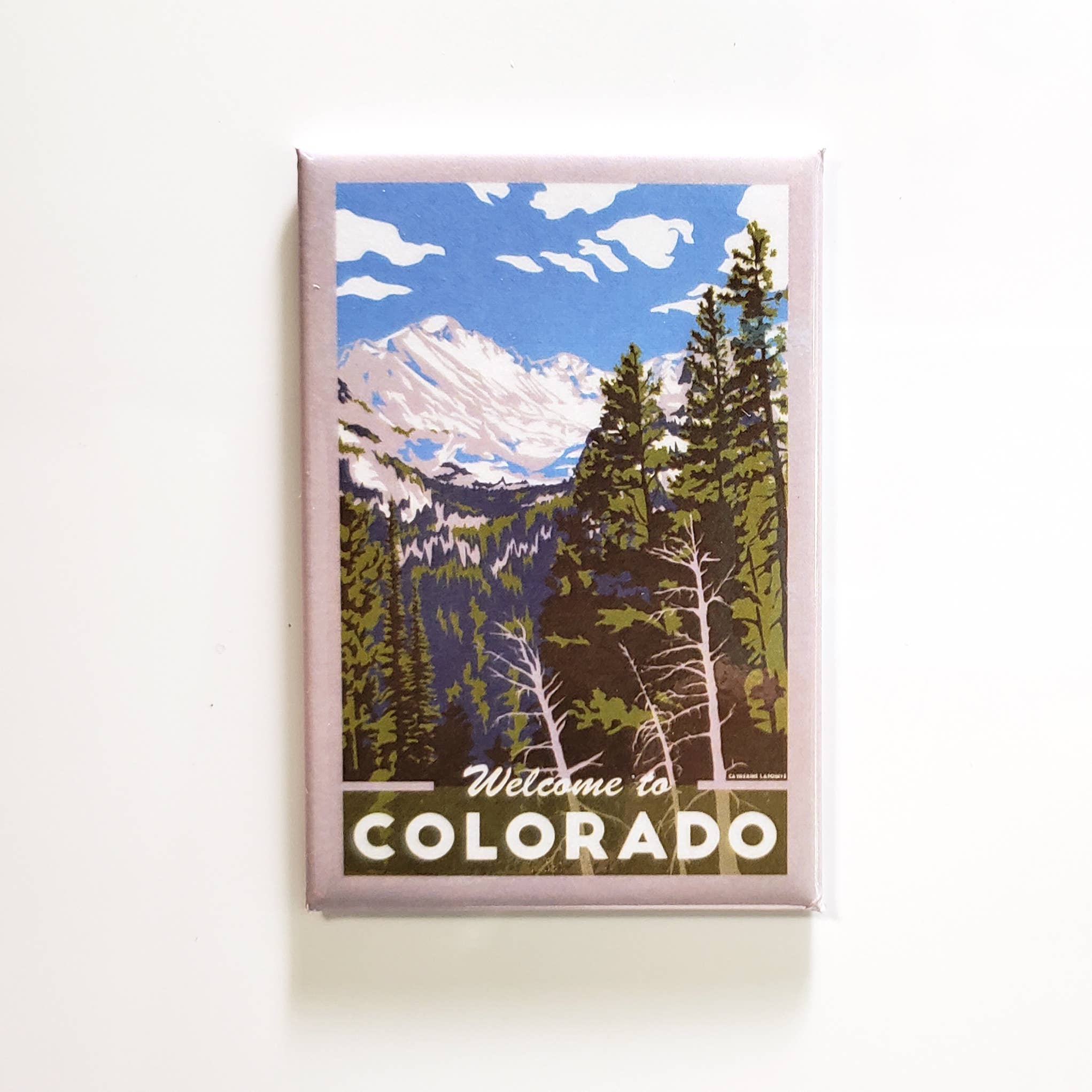 Lionheart Graphics - Wholesale Magnet - Colorado Vintage Souvenir Magnet | Rocky Mountain State0