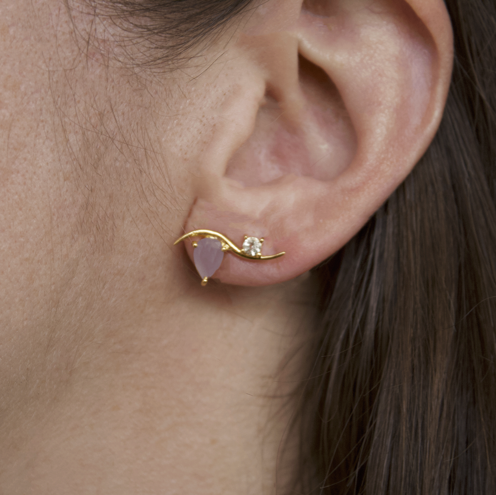 Hailey Gerrits - Wholesale Stud/Post Earrings - Alya Earrings1