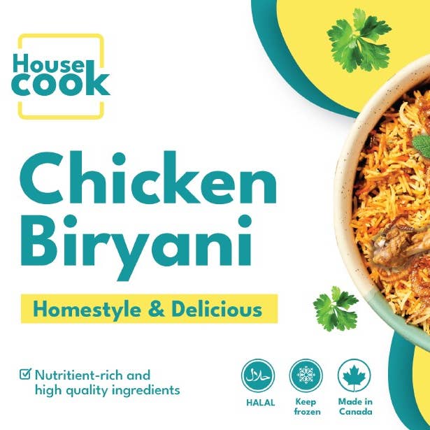 HouseCook - Wholesale Retailer Display - Food & Drink - Frozen Gourmet Chicken Biryani1