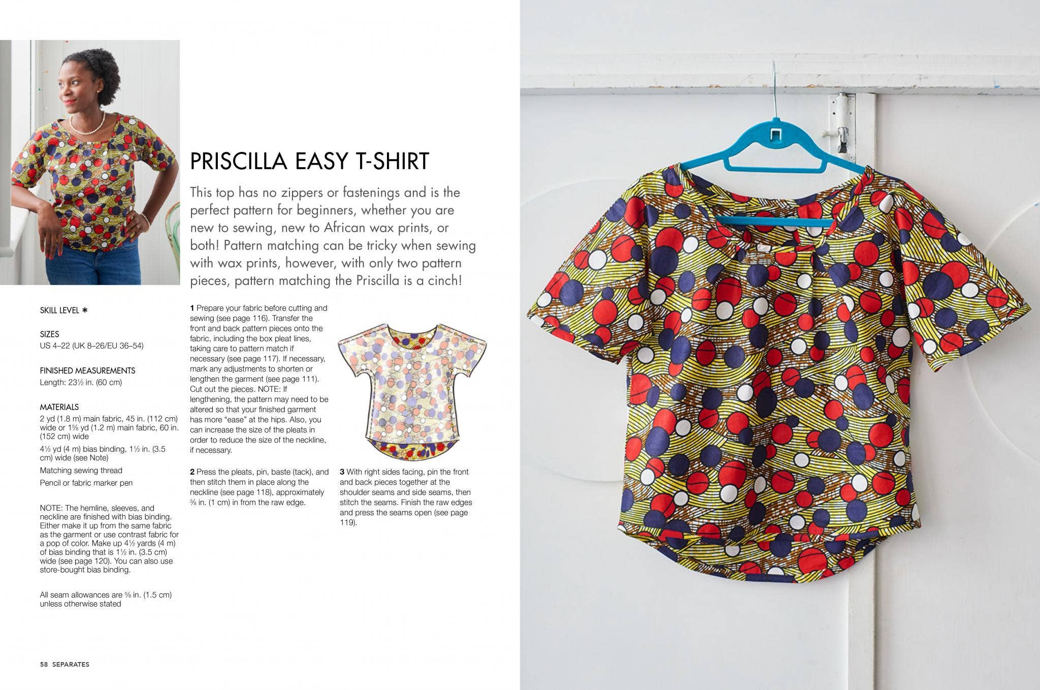 Ryland, Peters & Small – wholesale Crafts, hobbies and DIY – Sewing with African Wax Print Fabric2