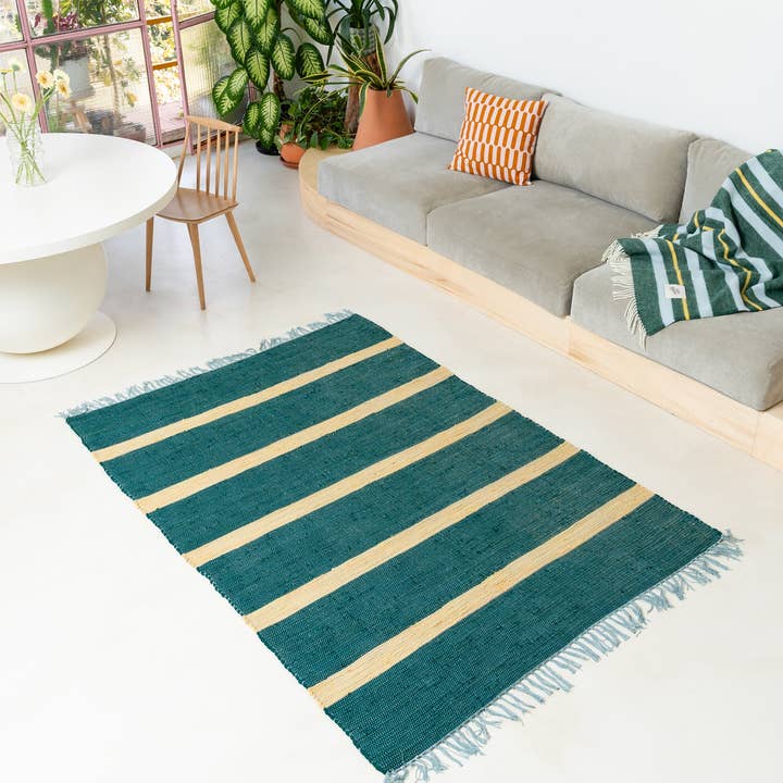 Tarta Gelatina - Venta al por mayor Alfombra pequeña - Alfombra reciclada artesanal23