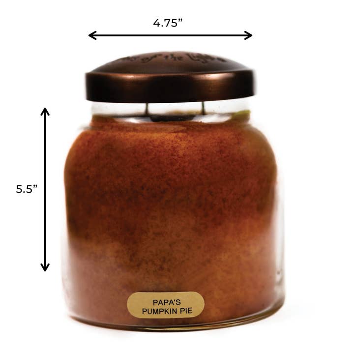 A Cheerful Giver - Wholesale Jar/Filled Candle - KOTL Papa Candle (34oz.) – Papa's Pumpkin Pie
