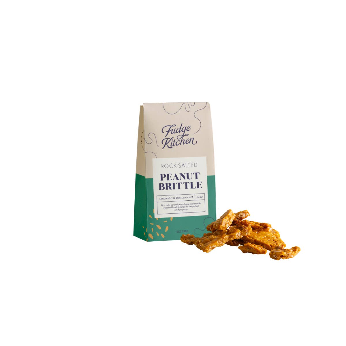 Fudge Kitchen - Vente Fudges - Brittle aux cacahuètes salées à la roche1