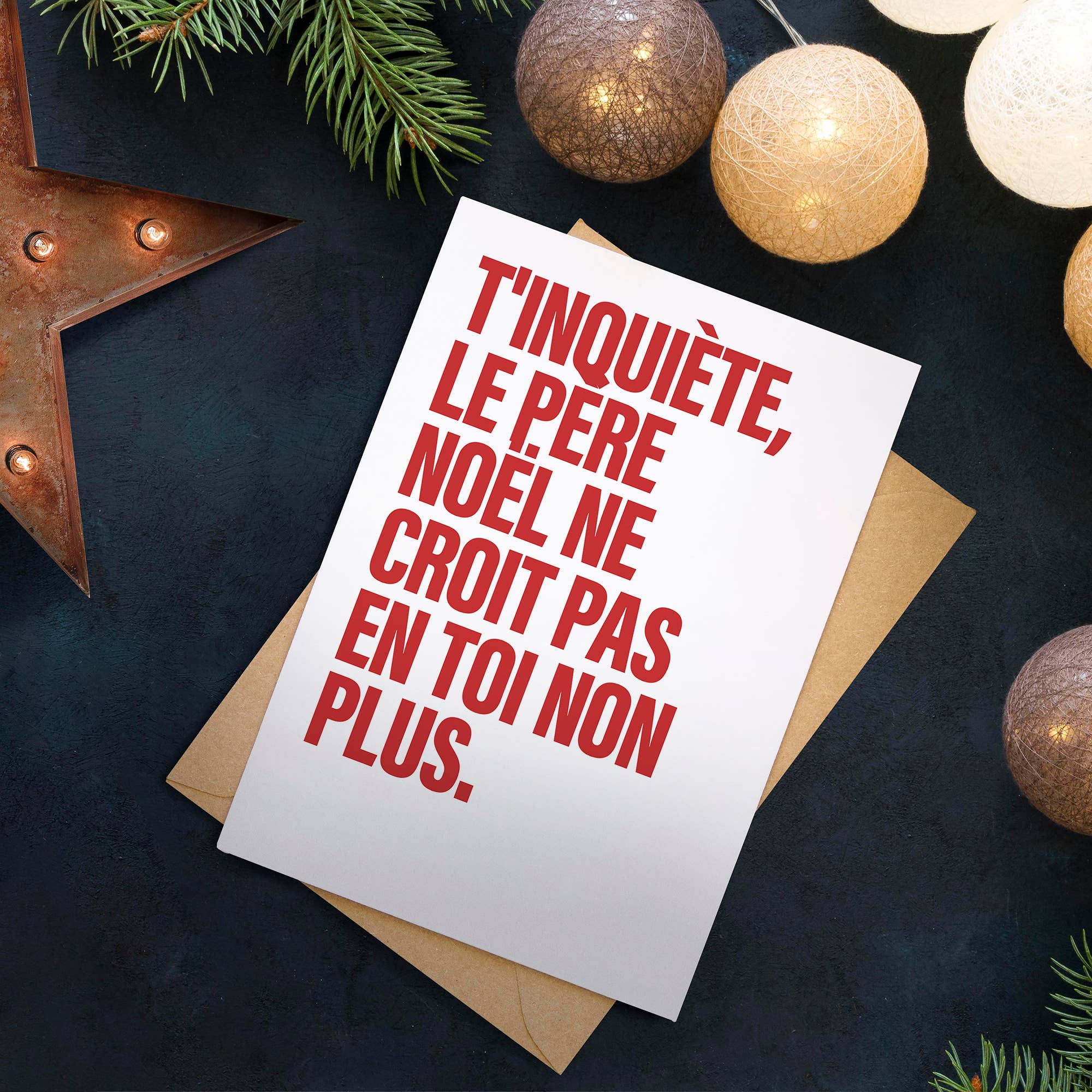 Le shop de Bulma - Wholesale Christmas Card - "Greetings/Christmas Card": Don't worry Santa.. (+envelope)4