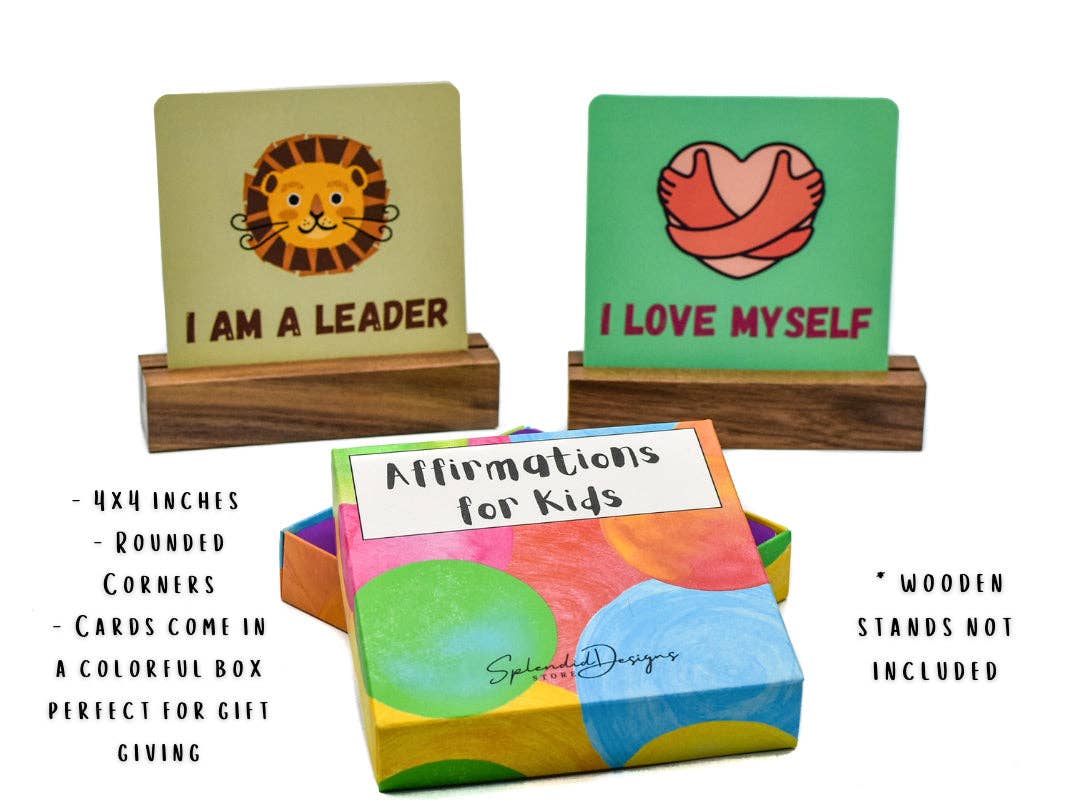 Splendid Designs Store - Wholesale Learning Cards - Kids & Baby - Positive Affirmation Cards for Kids4