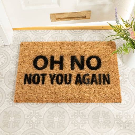 Not You Again Doormat for wholesale by Artsy Mats