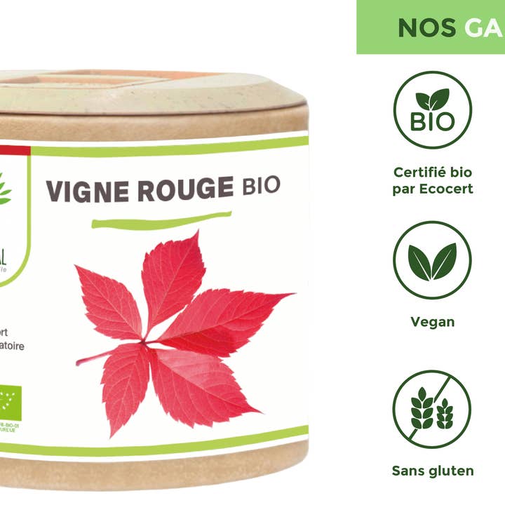 Bioptimal - Wholesale Oral Supplement/Vitamin - Organic red vine - Food supplement - in capsules8