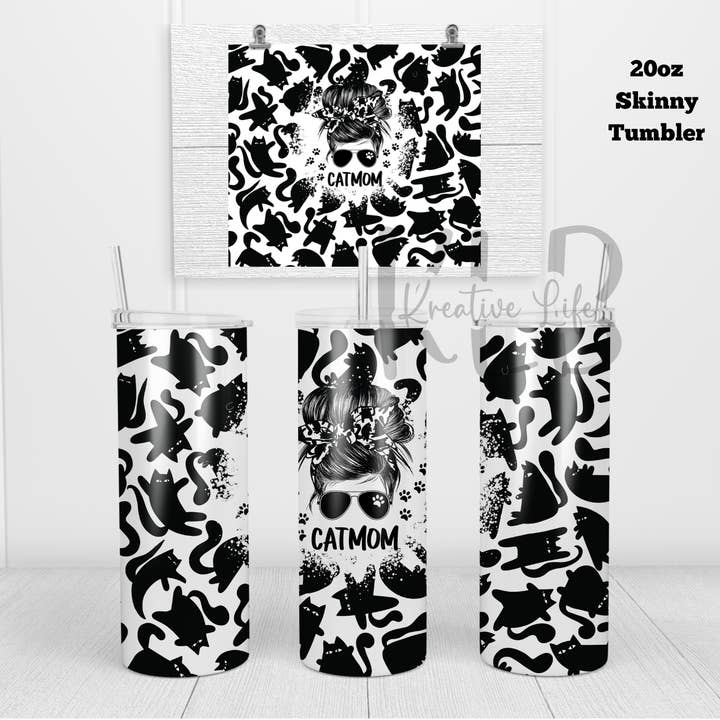 Catmom | Trinkbecher mit 50 ml Fassungsvermögen | Geschenk für Katzenliebhaber für den Großhandel von Krystal Hayden