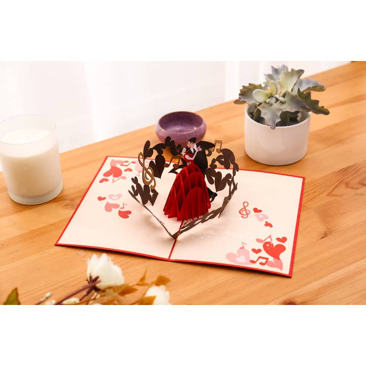 Liif Pop Up Card - Wholesale Everyday Greeting Card - Dancing Couple Pop Up Card4