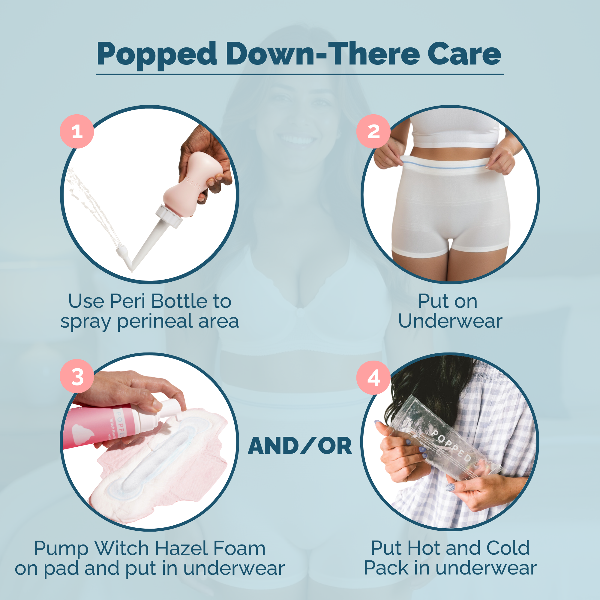 Popped - Wholesale Underwear - Maternity - Disposable Postpartum Underwear (5 pack)6