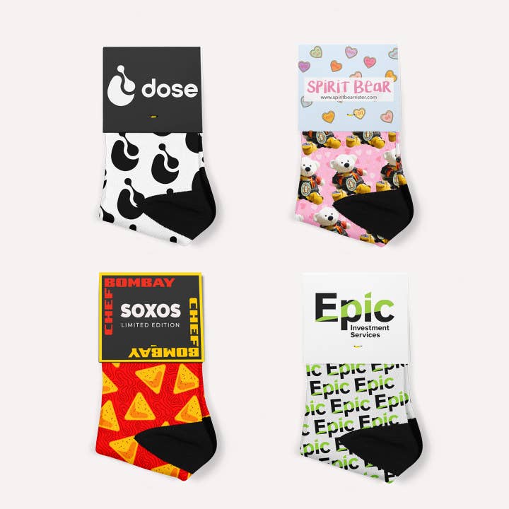 SOXOS - Wholesale Socks - Unisex - Custom Branded Socks1