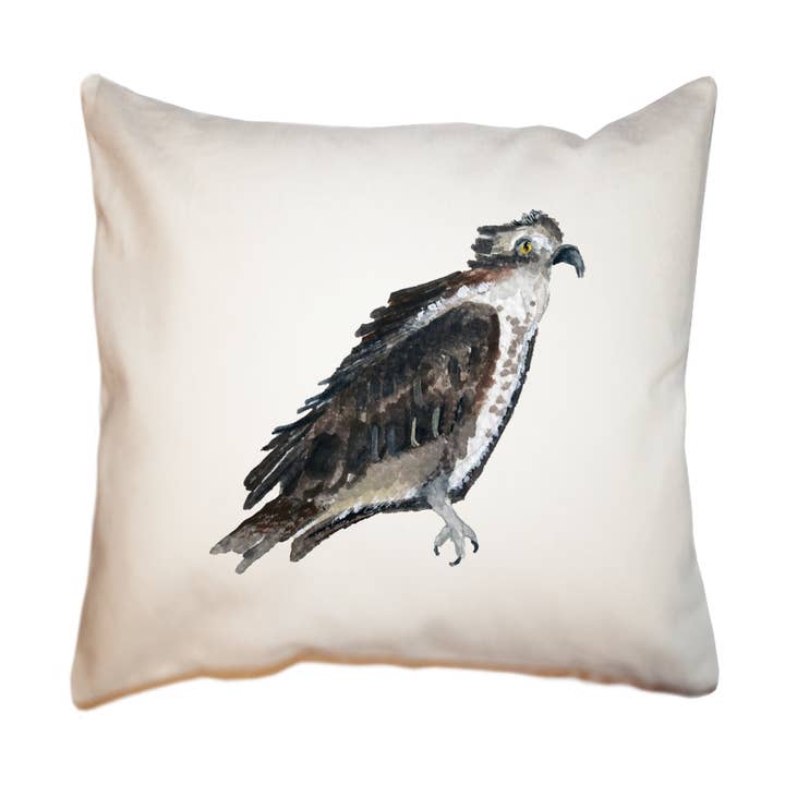 osprey square pillow for wholesale by Tina Labadini Designs