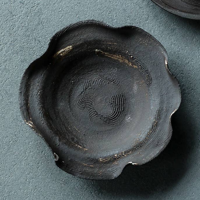 Gohobi Handmade Black Serving Tray Teapot Tray Plate for wholesale by Gohobi (We cover U.S. import duties)