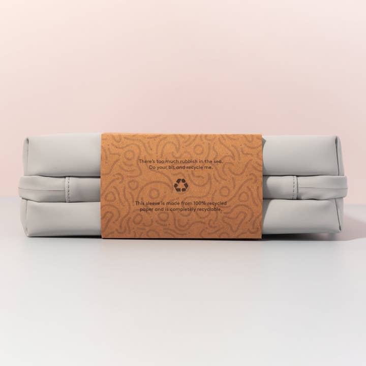OneNine5 - Wholesale Toiletry Bag - Women's - Eco Travel Wash Bag, Moeraki Grey11