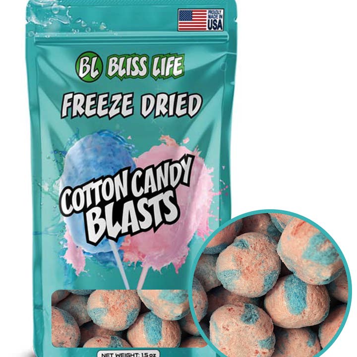 Bliss Life - Wholesale Cotton Candy - Display - 60 Count - Blasts Variety Pack2