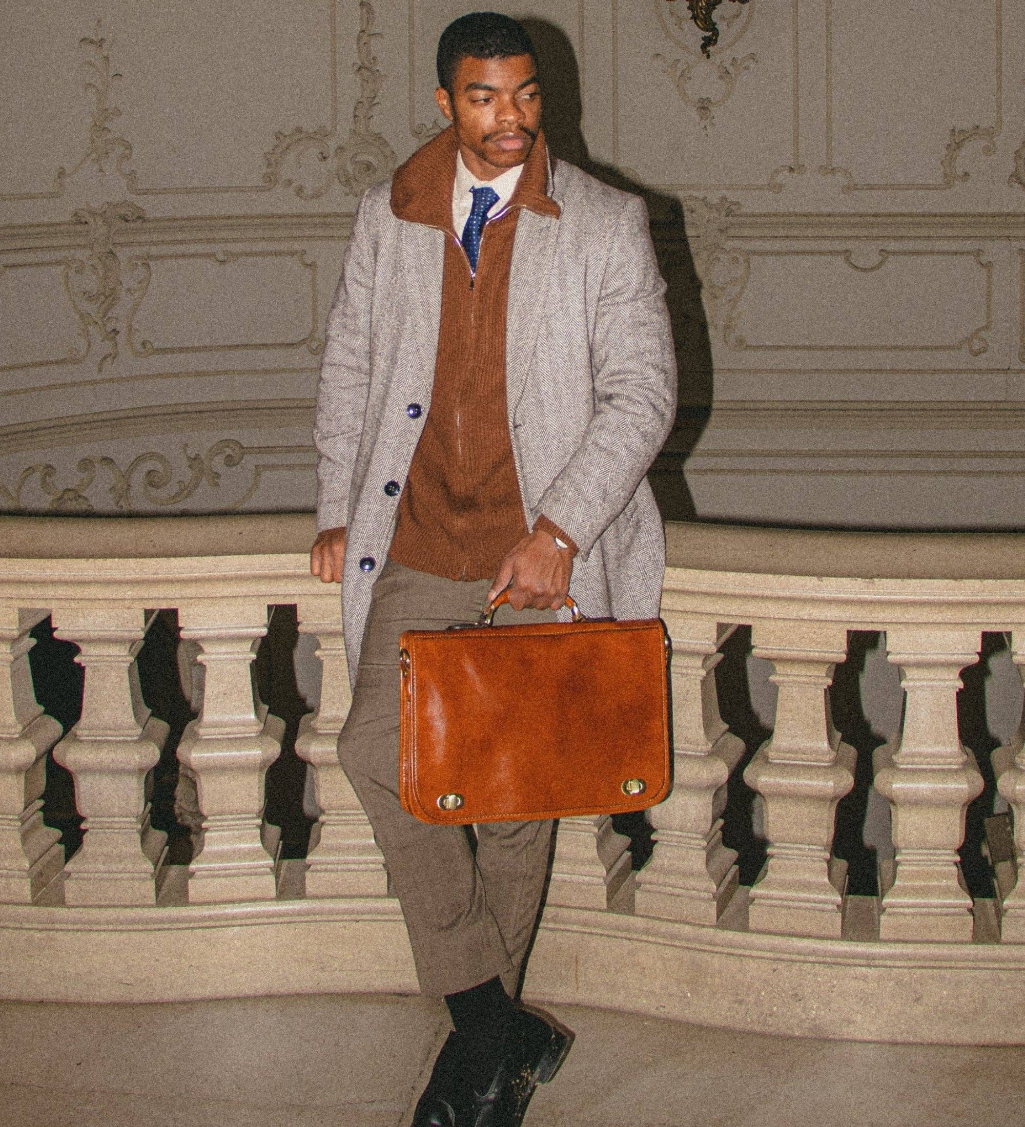 Time Resistance - Venta al por mayor Bolsa de portátil - Hombre - Maletín de Cuero para Portátil - Ilusiones28