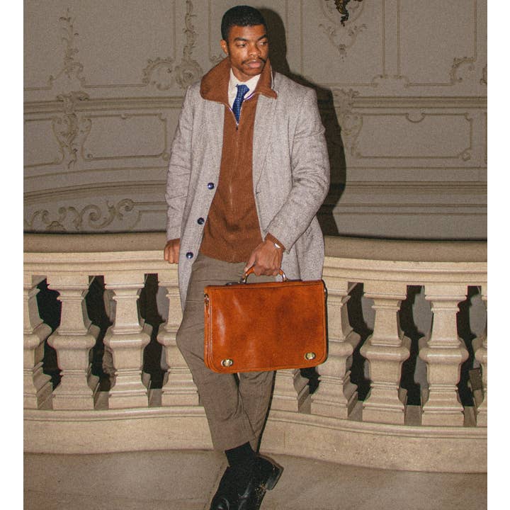 Time Resistance - Venta al por mayor Bolsa de portátil - Hombre - Maletín de Cuero para Portátil - Ilusiones28