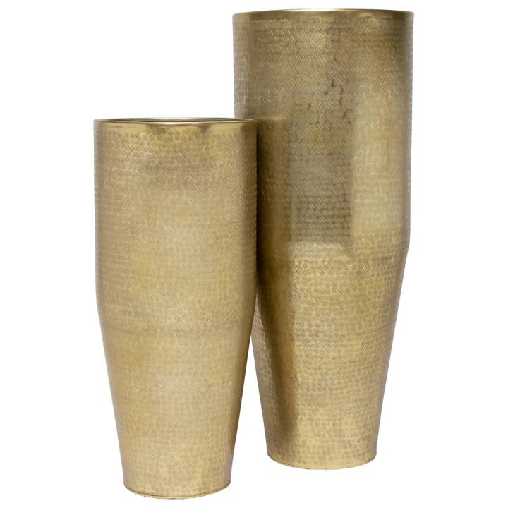 Zion Floor Planters -Set 2 for wholesale by Kavana Decor by The Import Collection