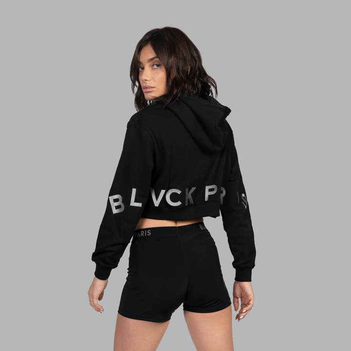 Blvck Paris - Wholesale Hoodie - Women's - Blvck Bold Cropped Hoodie