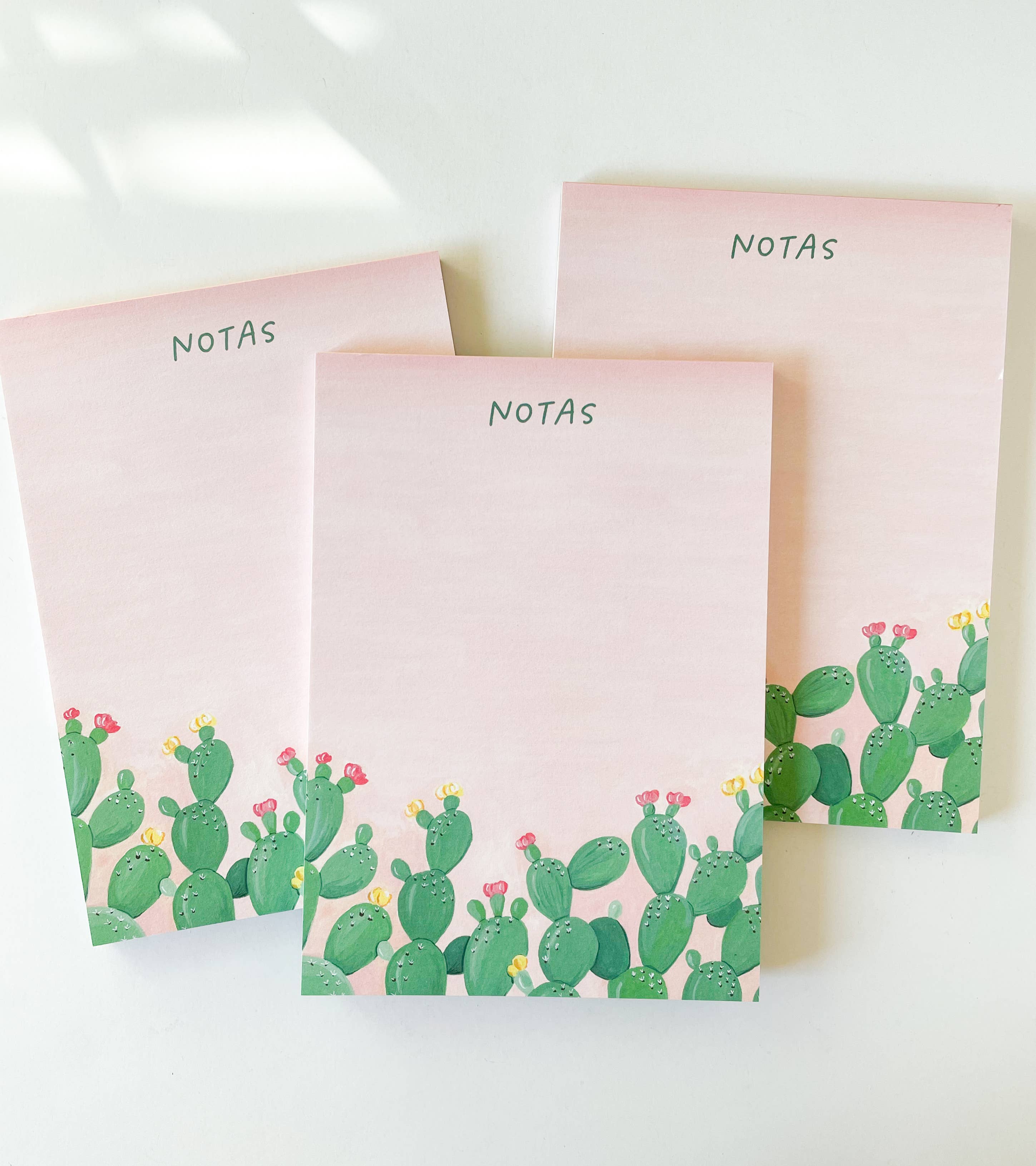 Isabella MG - Wholesale Notepad - Notas Nopales Notepad |  Spanish Desk Notepad1