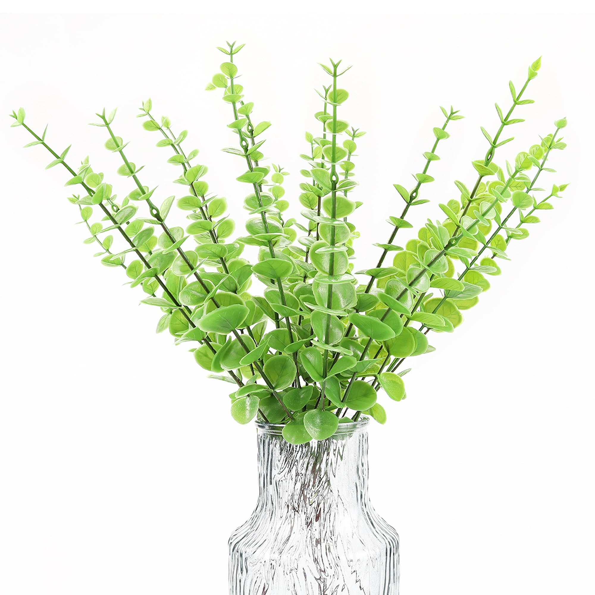 UniqueMartandHome - Wholesale Artificial Plant -  24 PC Artificial Eucalyptus Stems for Home Decor0