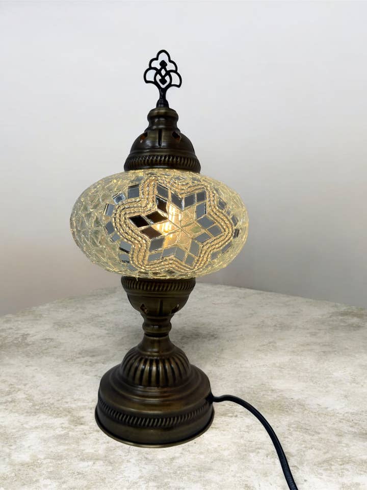 Handmade Mosaic Table Lamp TM014 for wholesale by Nai Gifts