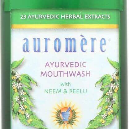16 oz Ayurvedic Mouthwash for wholesale by Auromere Ayurvedic Imports
