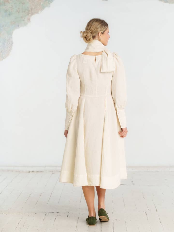 Red Poppy Hawthorn Dress, Long Sleeve for wholesale on Faire56