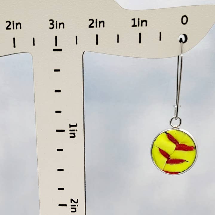 Home Run Accessories – Großhandel Ohrhänger – Echte Baseball- und Softball-Ohrringe, Drahtohrring mit Nierenohrring4