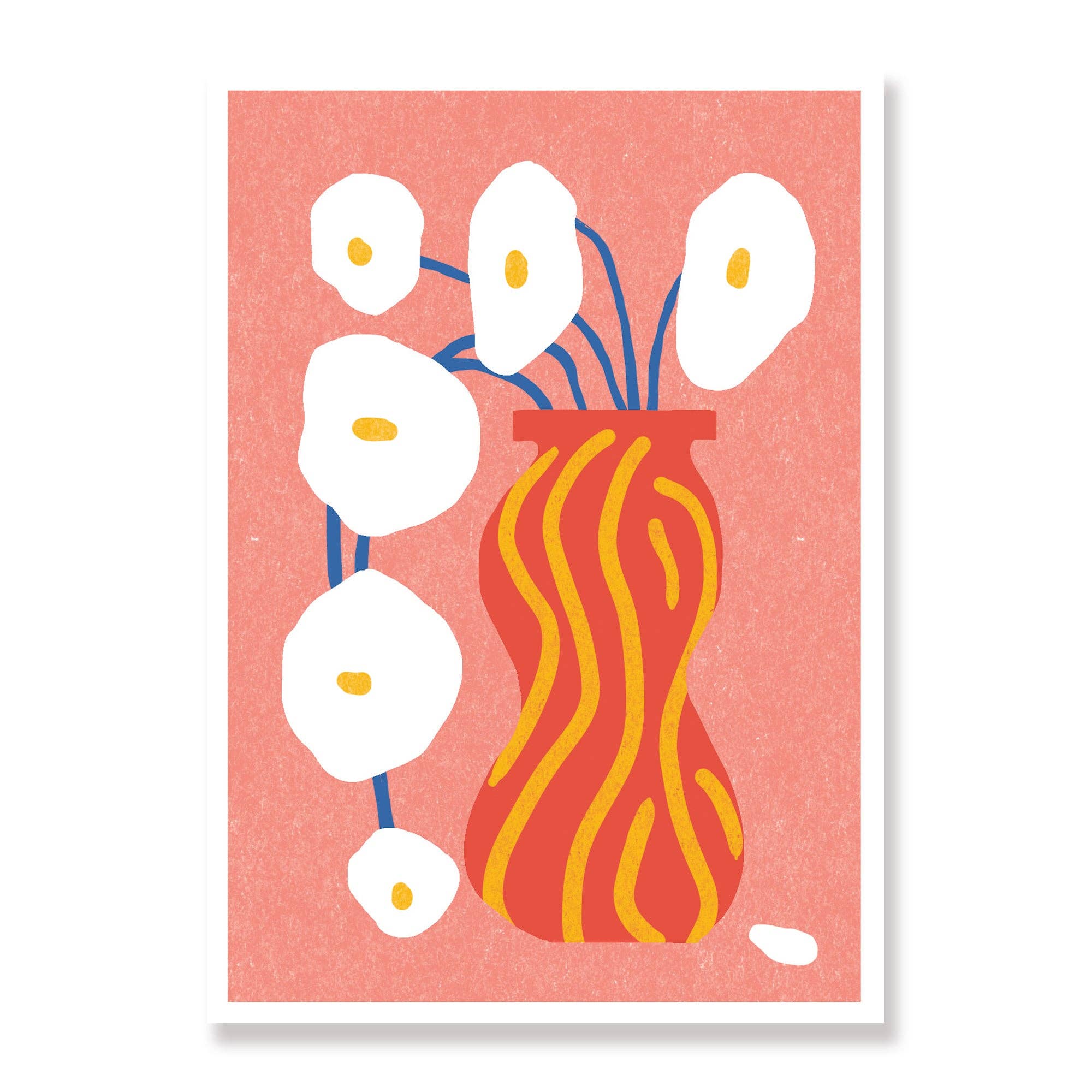 Willow Ship - Wholesale Everyday Greeting Card - Matilija Poppy - Modern Floral Greeting Card0