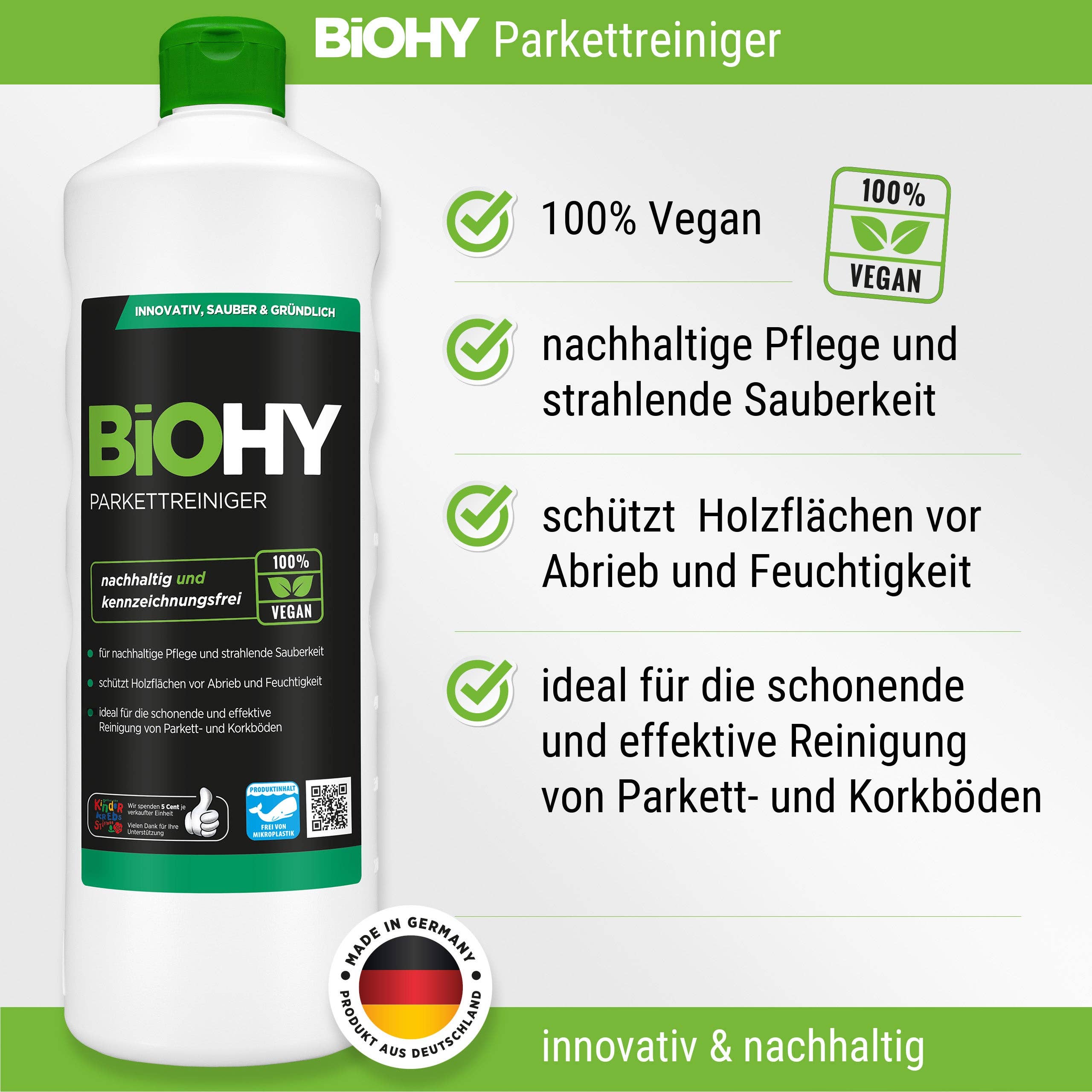 BiOHY - Wholesale Protein/Superfood Powder - BiOHY parquet cleaner, parquet cleaner, parquet care, wood floor cleaner, B2B3