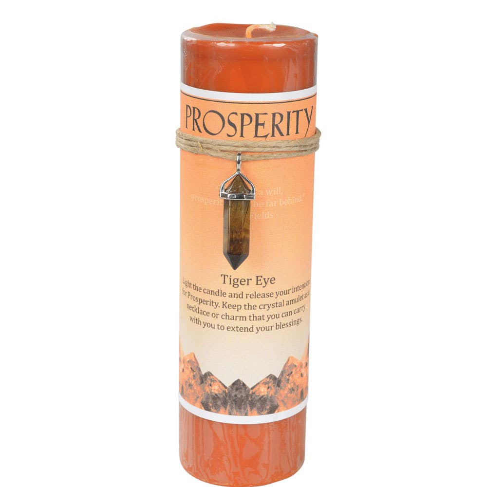 Benjamin International – wholesale Pillar candle – Crystal Energy Pendant Candle15