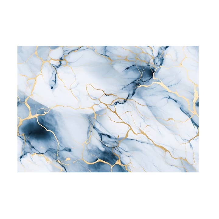 Kochfeldschutz Marble Blue für den Großhandel von Bubble & Blend