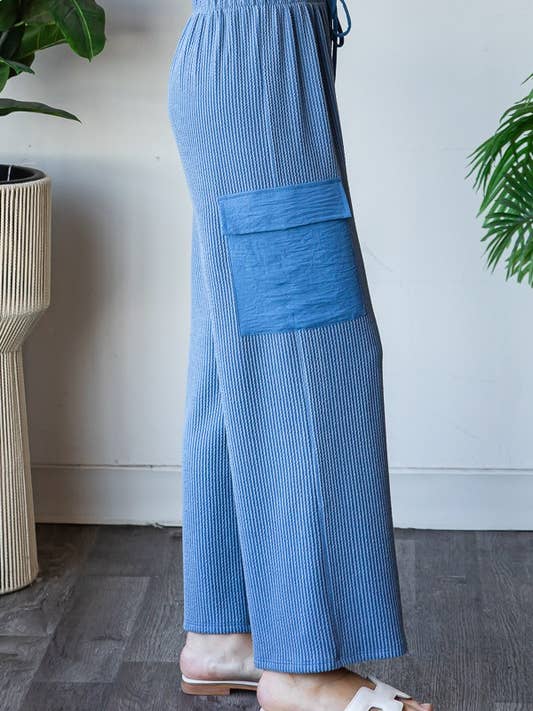 HEIMISH - Wholesale Pants - Women's - EP6780-10 SOLID URBAN RIBBED CASUAL PANTS4