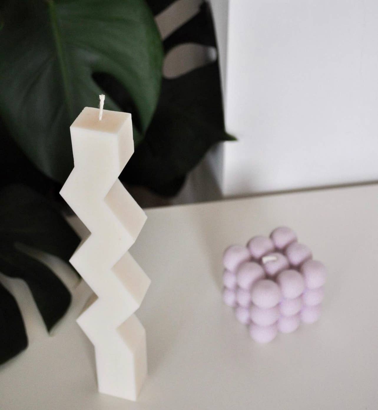 Dusty Rose Bodega - Wholesale Pillar Candle - ZIG ZAG | candle sticks2