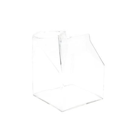 Tea Drops - Wholesale Drinking Glass/Cup - Milk Carton Shaped Glassware1