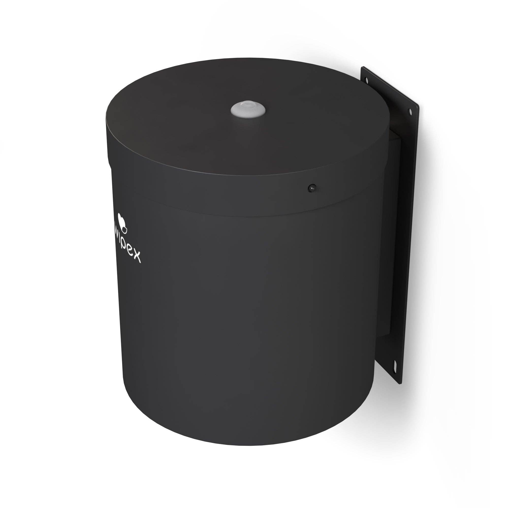 Noir Mat (Métal Brossé) Distributeur mural de lingettes en acier inoxydable Wipex® pour rouleaux de recharge au design moderne en vente sur Faire11