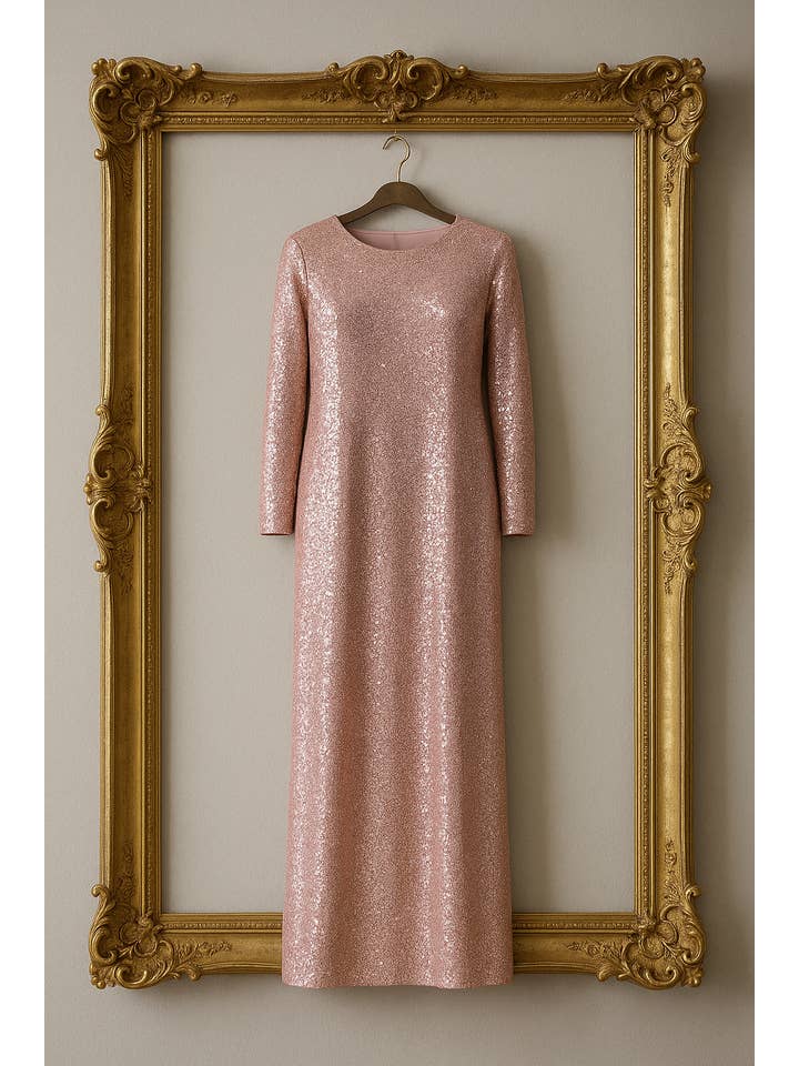 Aline CELI - Wholesale Gown – Women's - Dress Lumière Rose – Jardin du Soleil Collection2